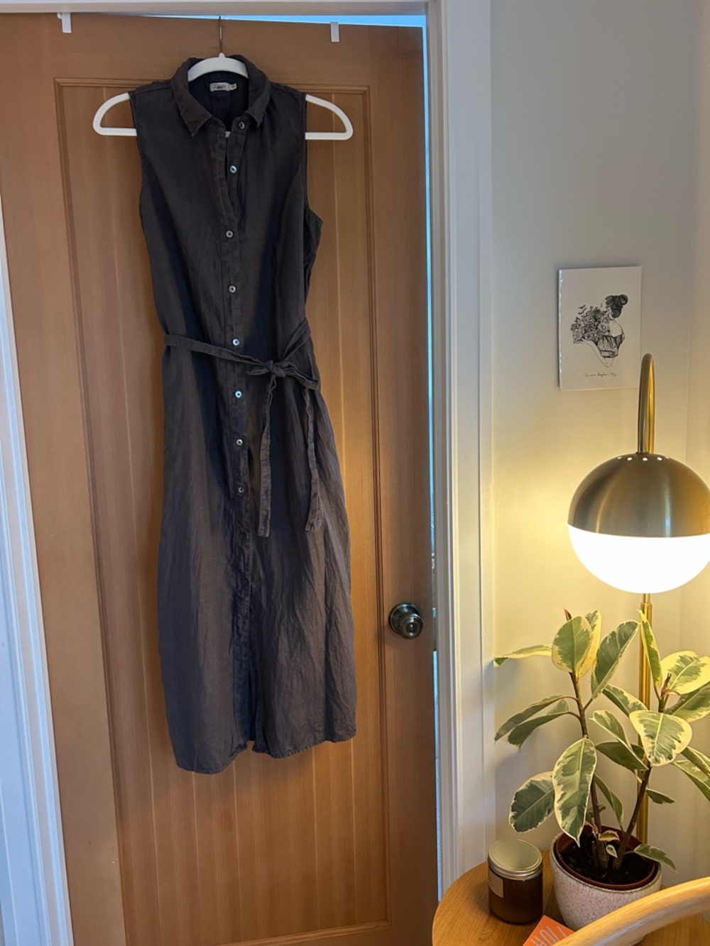 Faherty Linen Laguna Shirt Dress